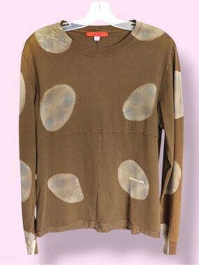 Eckhaus Latta Fishbowl Long Sleeve Shirt Brown Size S Unisex Designer